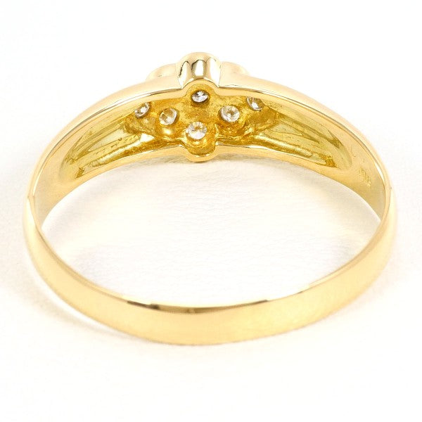 18K Yellow Gold Diamond Ring for Women - Elegant Solitaire Engagement & Wedding Band - Perfect for Proposals, Anniversaries, and Special Occasions