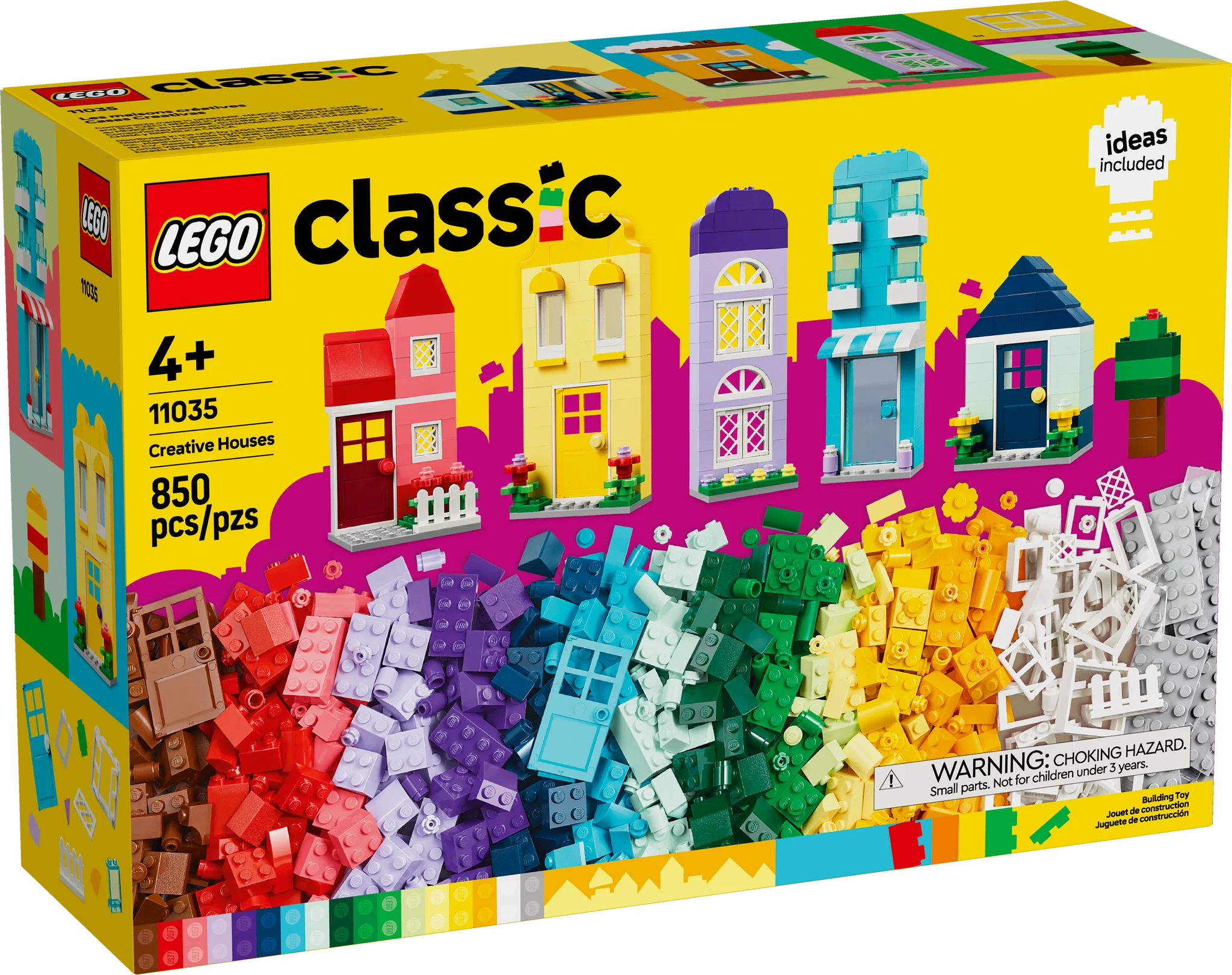 LEGO® Classic Creative Houses Building Kit - 11008 Pieces for Kids & Adults - Perfect for Home Decor, DIY Projects & Creative Play