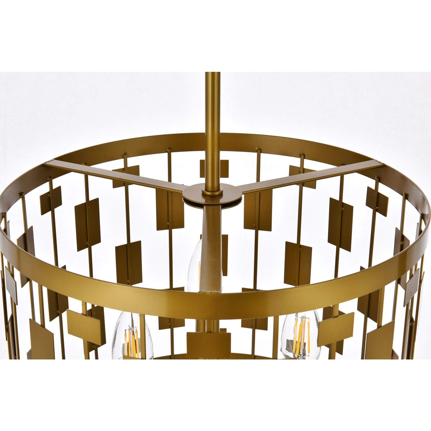 Levante 3-Light Brass Pendant Light Fixture - Modern Dining Room & Kitchen Island Lighting