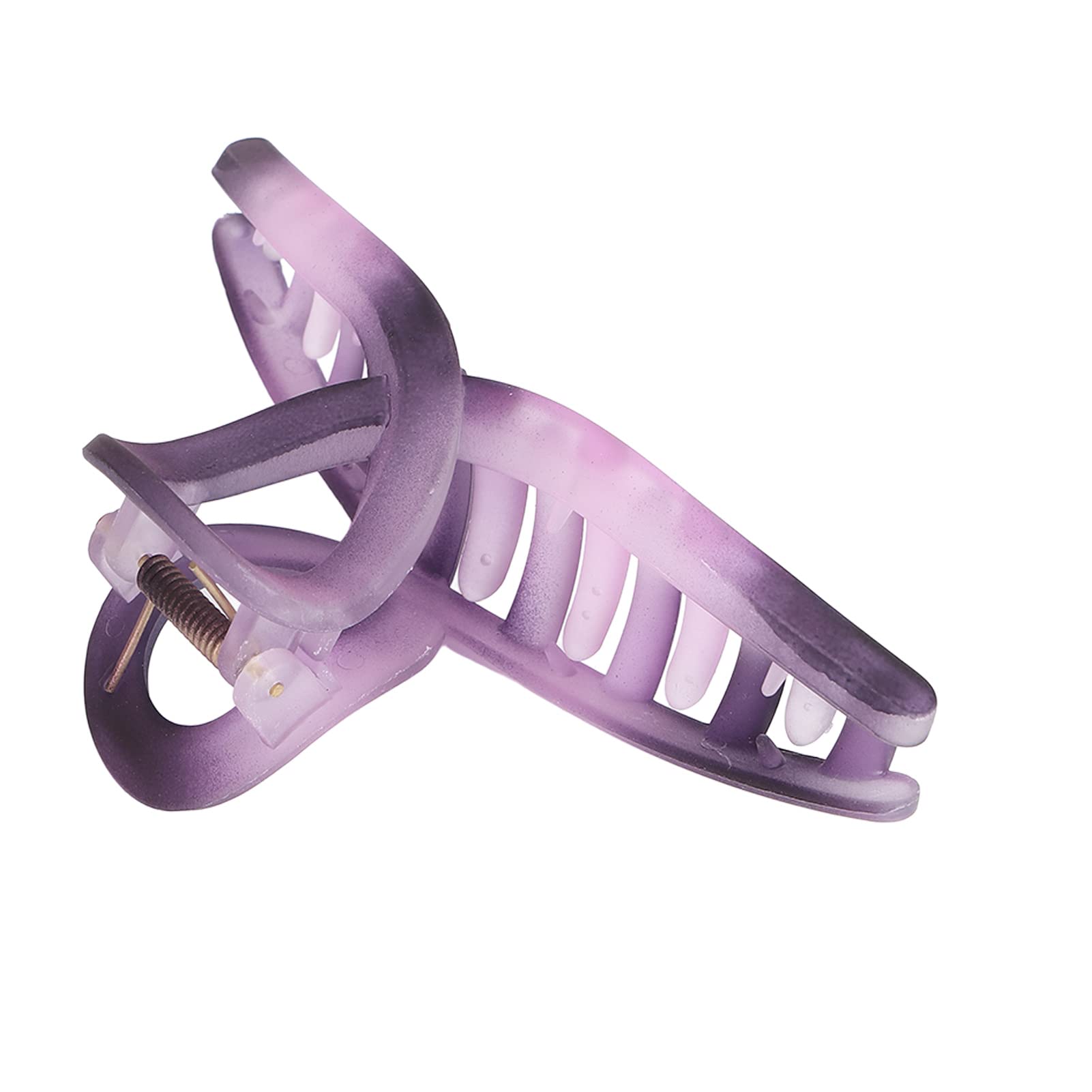 Matte Hair Claw Clip - Light Purple Hair Barrettes for Women, Non-Slip Hair Clamp for Ponytail & Bun, Simple Hair Styling Accessories for Daily Use, Work & Special Occasions