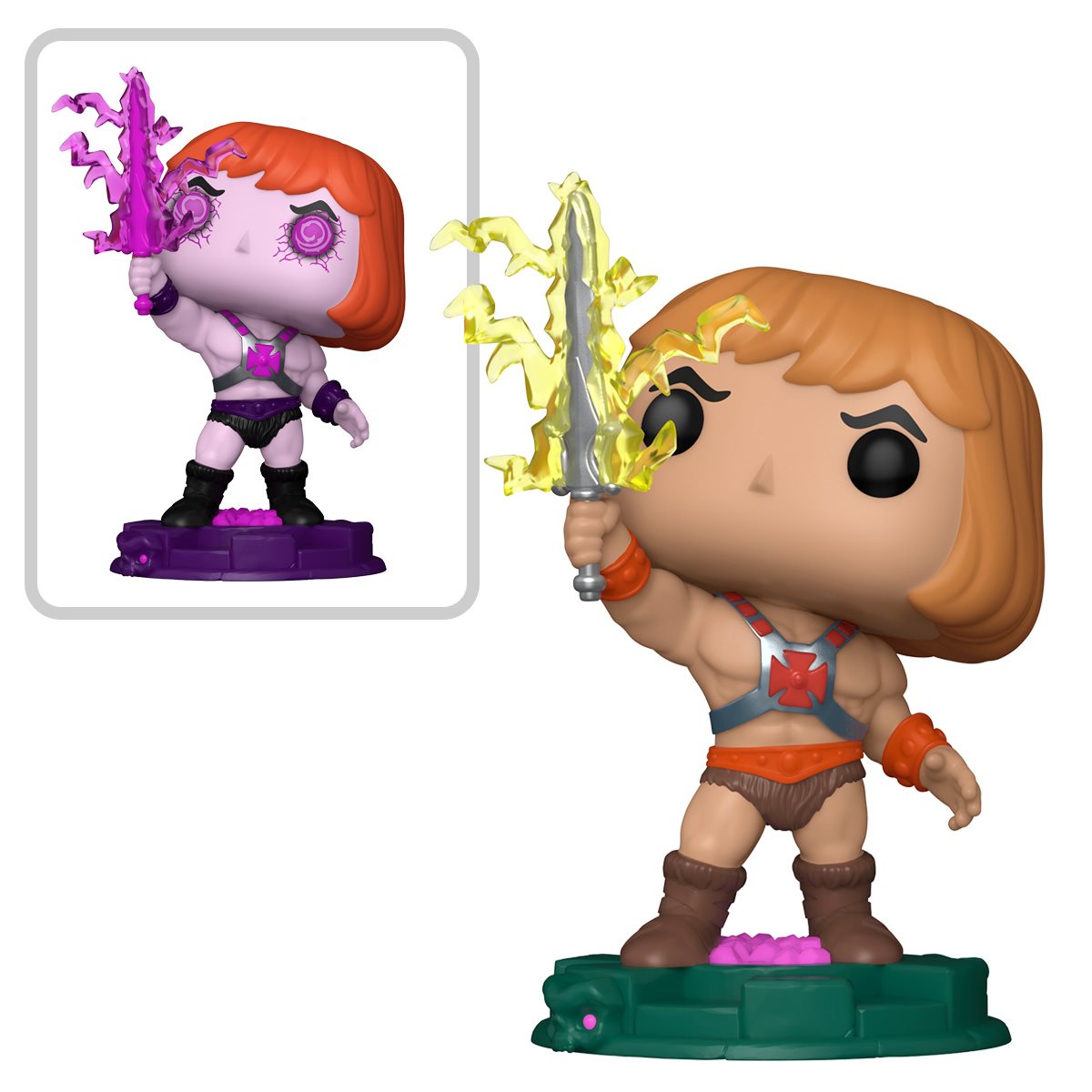 Funko Fusion He-Man Limited Edition Chase #1006 - Masters of the Universe Collectible Action Figure for Fans & Display