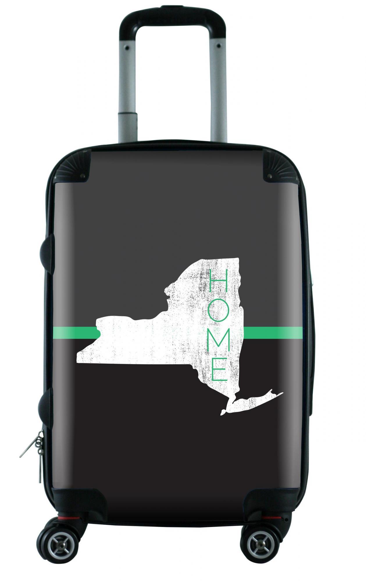 612 My Home State New York 20 Carry On Luggage - Lightweight Durable Suitcase for Travel, Business Trips & Weekend Getaways
