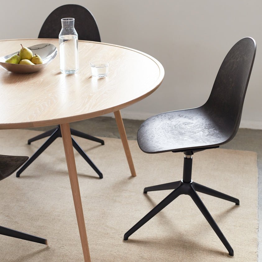Eternity Swivel Chair by Mater - Modern 360-Degree Rotating Office Chair with Ergonomic Design for Home & Workspace Comfort