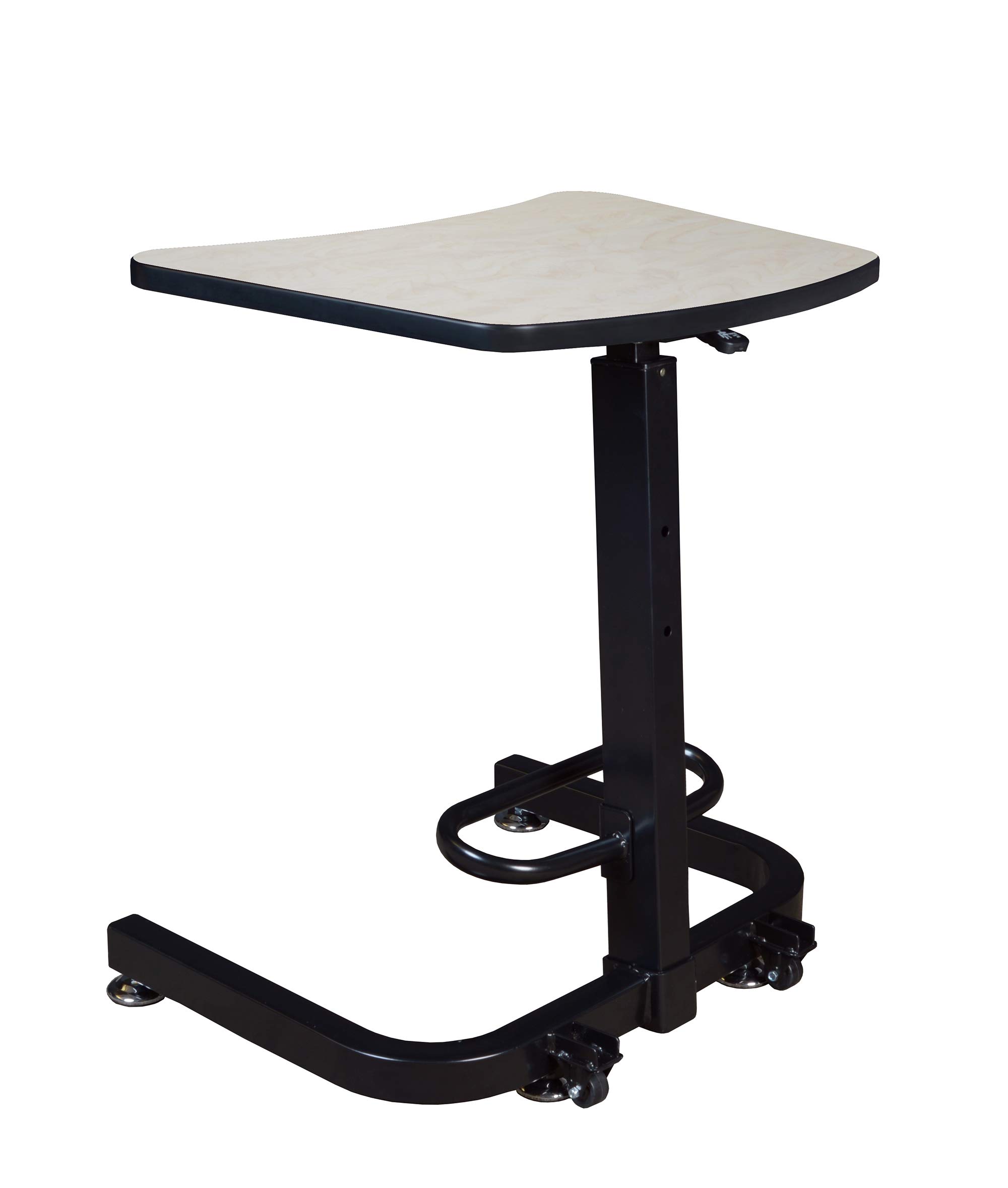 Regency Brody Adjustable Height Sit Stand Desk - Maple Wood Office Desk for Home & Workspace - Ergonomic Standing Desk for Work, Study & Gaming