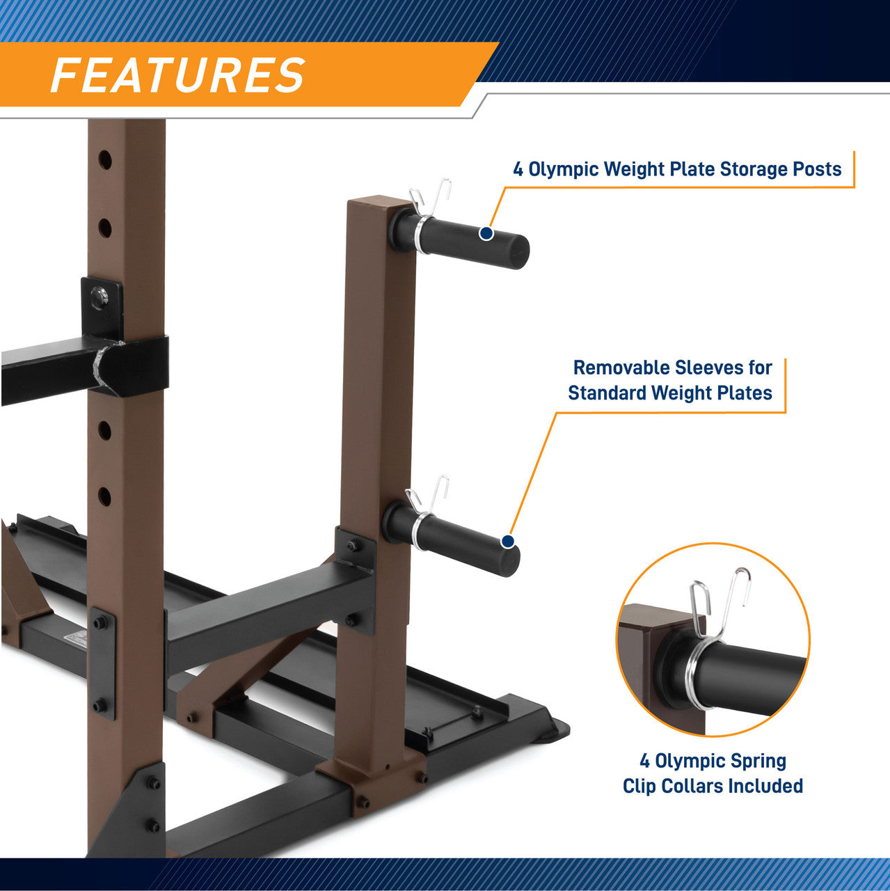 SteelBody STB 98010 Full Power Rack Utility Trainer - Heavy Duty Home Gym Equipment for Strength Training & Weightlifting | Perfect for Home Workouts & CrossFit Training
