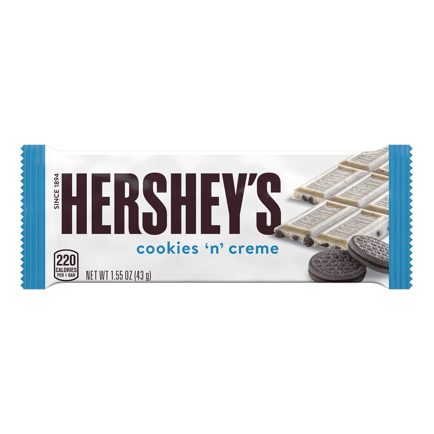 Hershey's Cookies 'N' Creme Chocolate Bars - 36 Count Bulk Box | Perfect for Parties, Halloween Treats & Office Snacks