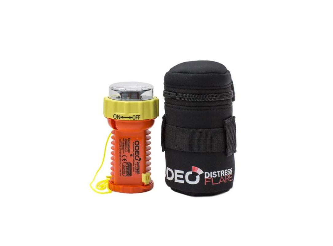Odeo Distress Flare - Emergency Marine Safety Signal Flare for Boating, Hiking & Outdoor Survival - USCG Approved Visual Distress Signal for Boats & Watercraft