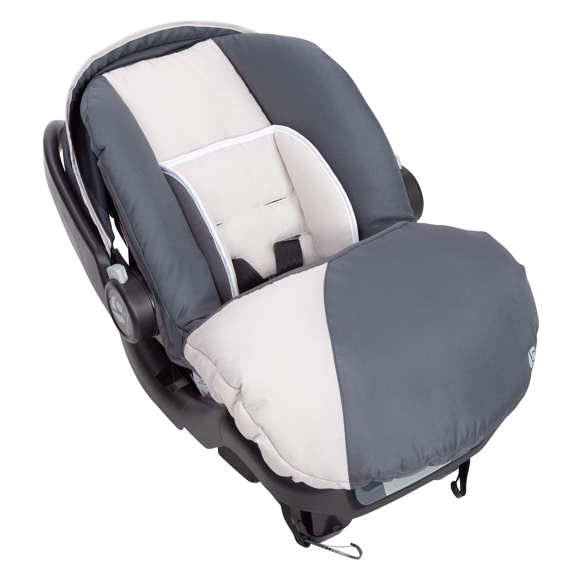 Baby Trend Ally Adjustable Comfortable Carry 35 Pound Infant Baby Car Seat and Base Set - Gray Magnolia (2 Pack) | Safe & Ergonomic Design for Newborns | Perfect for Travel, Shopping & Daily Use