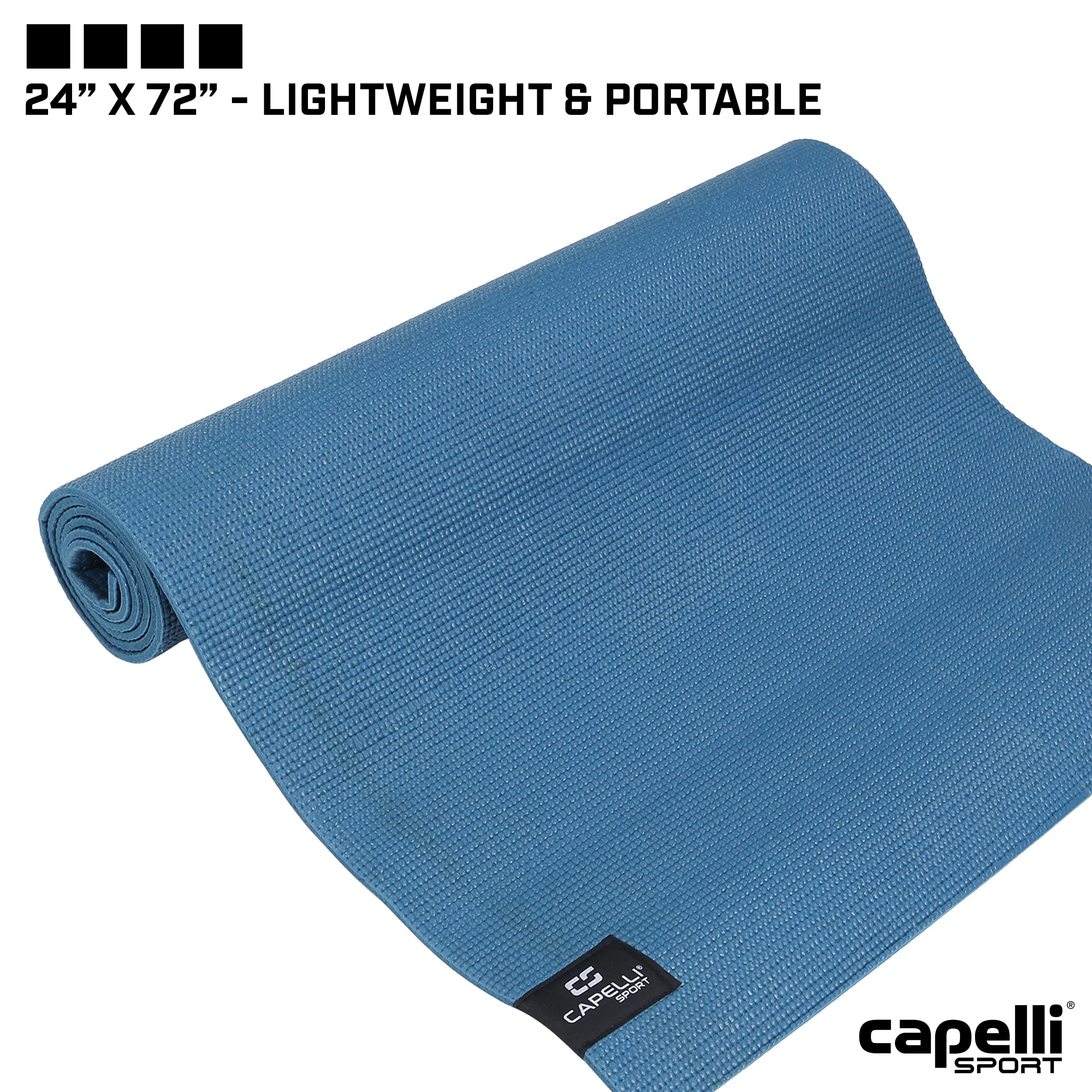 Premium Non-Slip Yoga Mat for Women & Men - Eco-Friendly TPE Exercise Mat with Carrying Strap - Ideal for Home Workouts, Hot Yoga, Pilates & Meditation