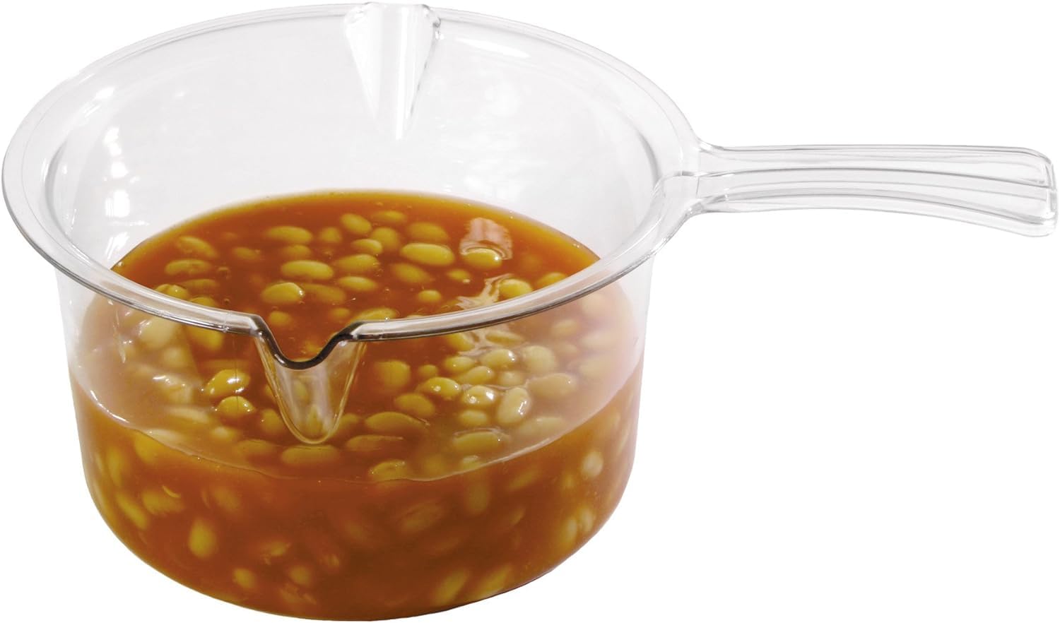 Easycook Microwave Sauce Pan - Clear Polycarbonate 500ml & 600ml Options - Microwave Safe & Durable Cooking Pot with Lid - Perfect for Heating Sauces, Soups, and Leftovers in the Microwave