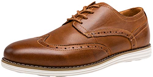 Leather Wingtip629-yellow Brown