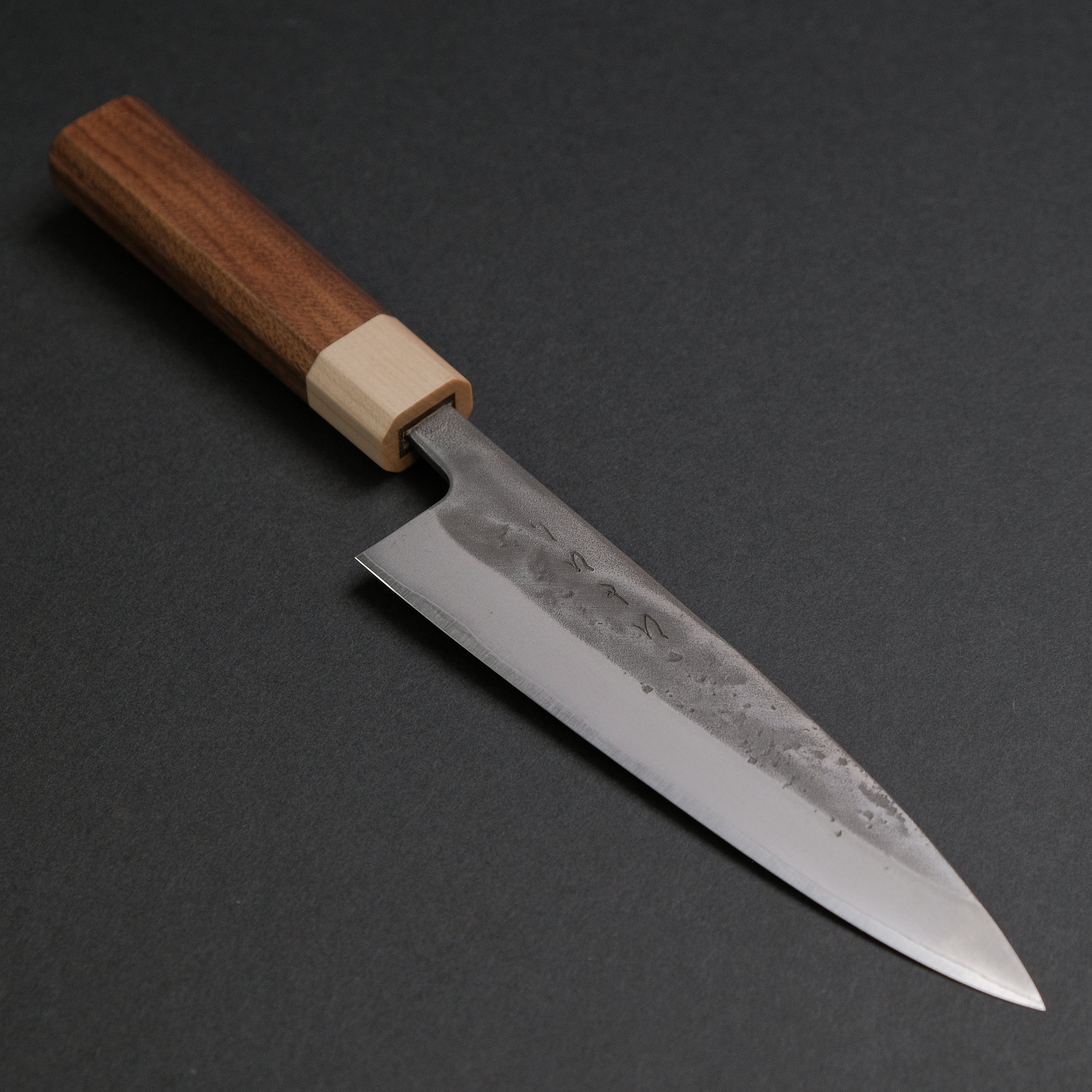 Hitohira TD SLD Nashiji Petty Knife 150mm - Japanese Stainless Steel Blade with Walnut Handle - Perfect for Slicing Fruits, Vegetables & Small Kitchen Tasks