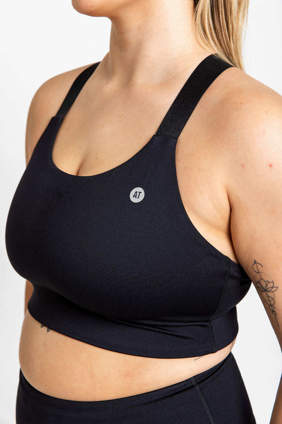 Adjustable Utility Move Bra - Comfortable & Supportive for Yoga, Running & Daily Wear - Black