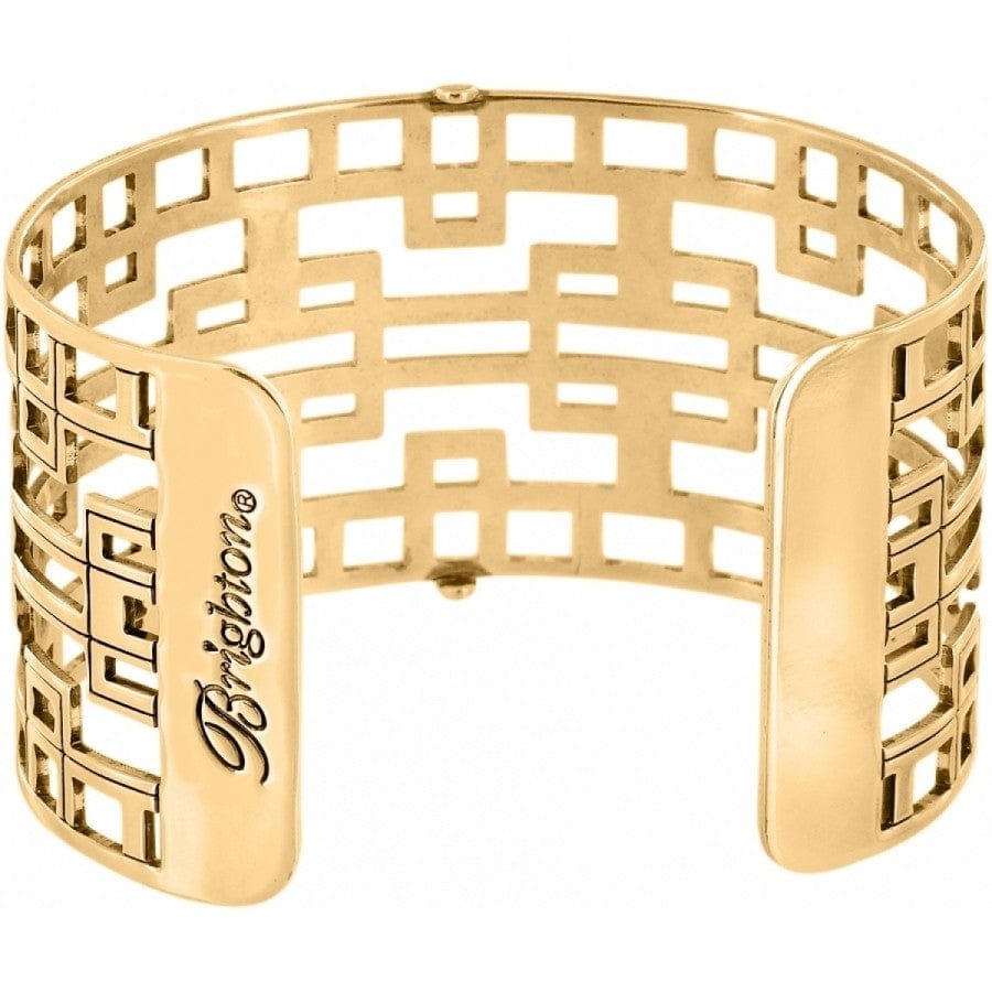 Christo Lyon Wide Cuff Bracelet for Women - Elegant Gold & Silver Fashion Bracelet - Perfect for Parties, Weddings & Everyday Wear