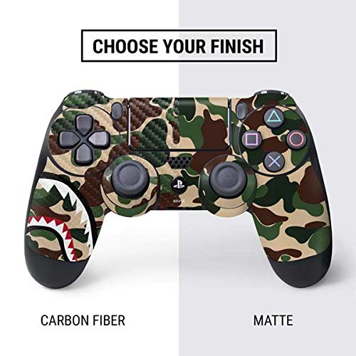 Premium Skinit Decal Gaming Skin for PS4 Controller - Shark Teeth Street Camo Design | Custom Protective Cover for Enhanced Grip & Style | Perfect for Gaming Enthusiasts & Collectors