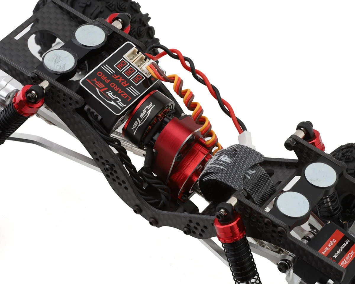 Cayman Pro V2 Brushless 1/18 Scale 4X4 RC Crawler RTR Ready-to-Run Off-Road Remote Control Car - Black - Perfect for Rock Crawling, Trail Adventures & Backyard Off-Roading