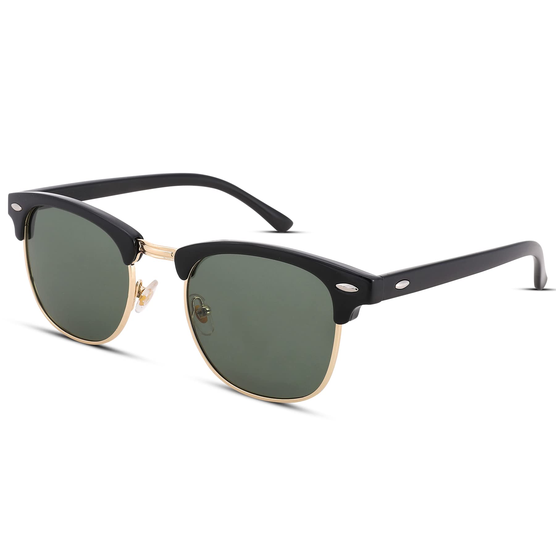 Pro Acme Semi-Rimless Polarized Sunglasses UV 400 Protection for Men & Women - Stylish Outdoor Sun Protection for Driving, Beach & Sports