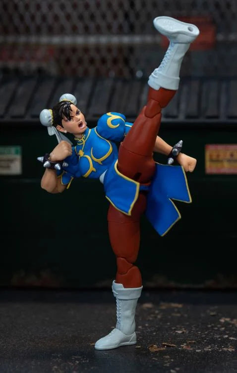 Street Fighter Chun Li 1/12 Scale Collectible Action Figure - Perfect for Display, Gaming Battles & Anime Fans Collection