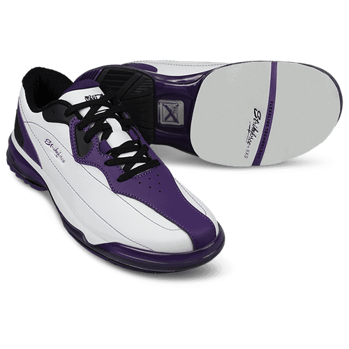 KR Strikeforce Women's Dream White/Purple Right Hand High Performance Bowling Shoes - Perfect for League Play & Tournament Bowling