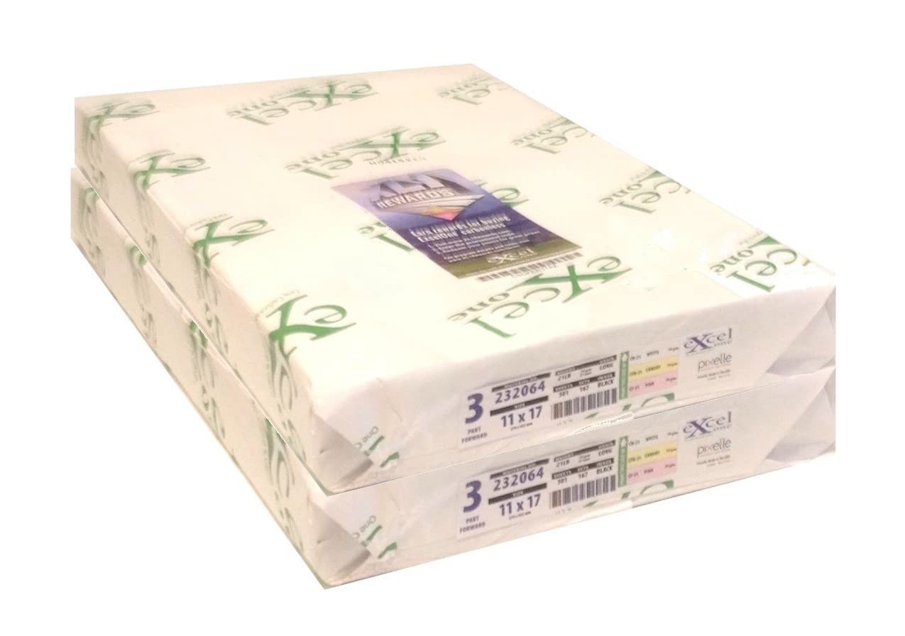 Excel One Carbonless 3-Part NCR Paper (White/Canary/Pink) 11