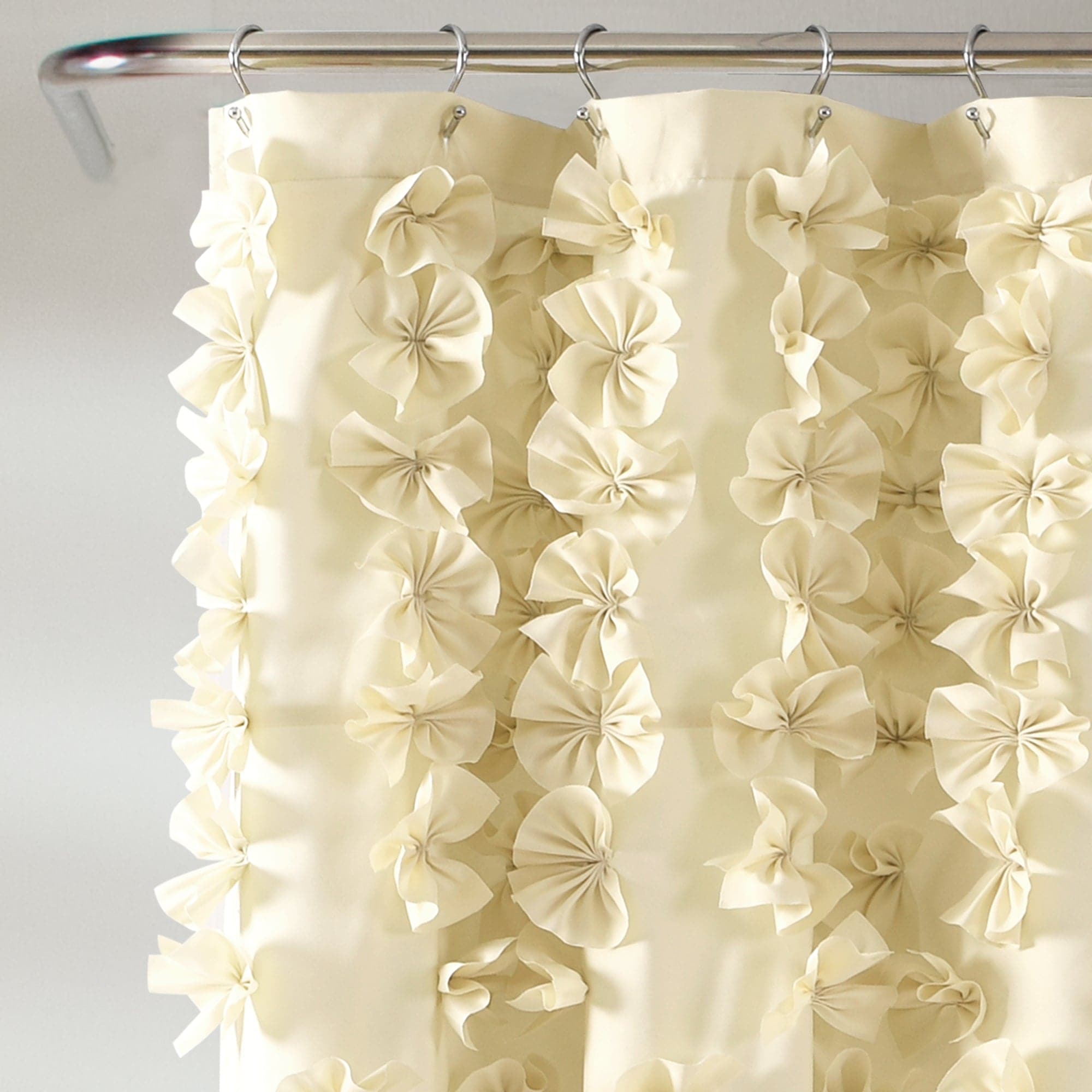 Riley Waterproof Shower Curtain - Elegant Bathroom Decor for Modern Homes | Perfect for Bathrooms, Dorms & Apartments