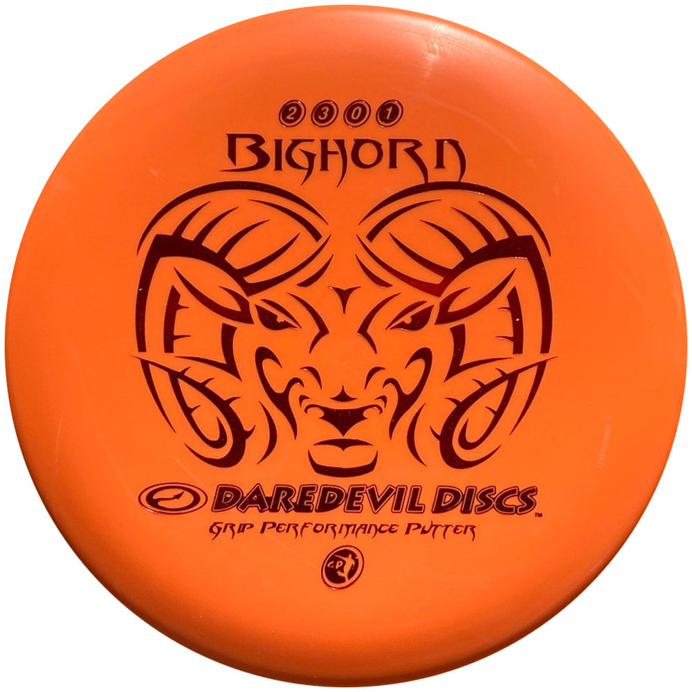 Daredevil Disc Golf Big Horn (GP) Putter - Premium Golf Disc for Putting Practice | Perfect for Beginners & Pros | Use on Courses, Parks & Backyard Practice