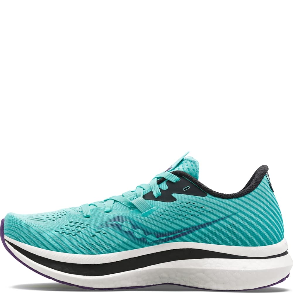 Saucony Women's Endorphin Pro 2 Running Shoes - Lightweight Carbon Fiber Racing Sneakers for Marathon & Road Running - High-Performance Cushioned Athletic Shoes for Women Runners