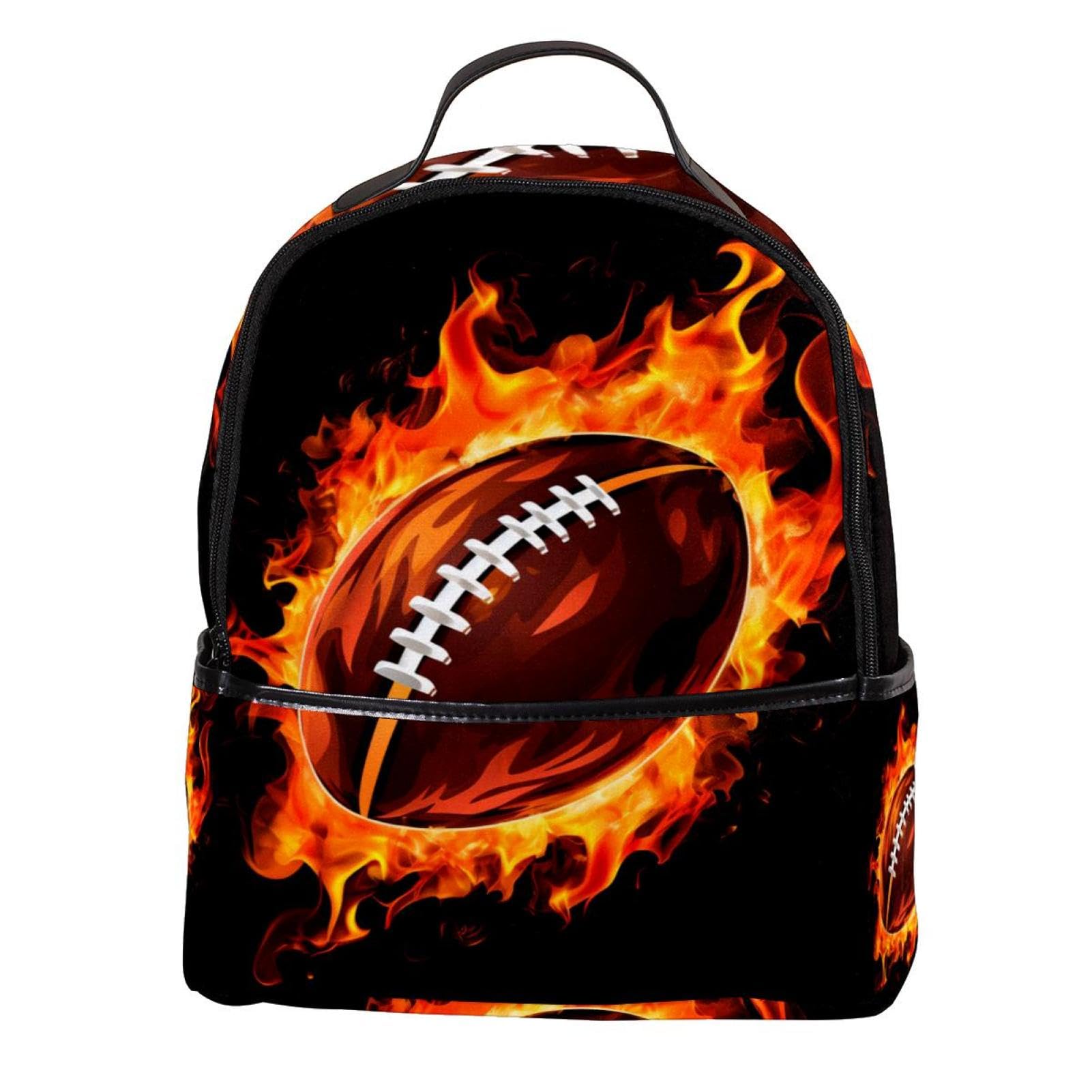 Men's & Women's Travel Backpack - Durable American Football Themed Backpack for Hiking, Commuting & Outdoor Adventures