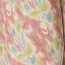 Stylish Pink & Blue Watercolor Print Midi Dress for Women | Flowy Summer Festival Outfit | Perfect for Beach Vacations, Music Festivals & Date Nights