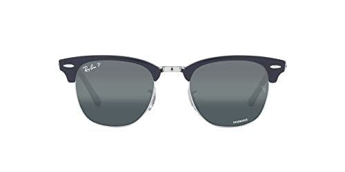 Blue on Silver/Dark Blue Mirrored Polarized