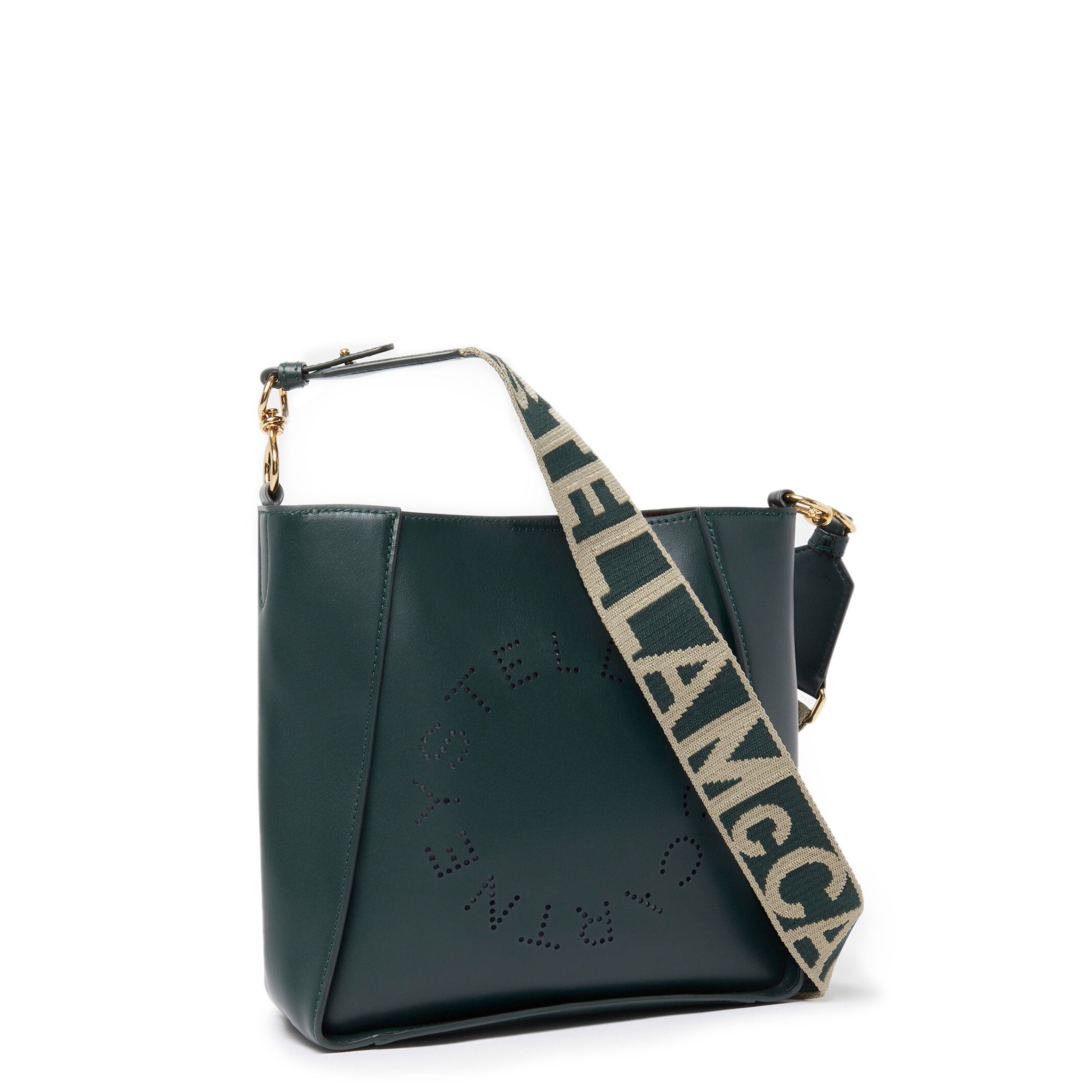 Stella Logo Mini Crossbody Hobo Bag in Pine - Stylish & Compact Purse for Women, Perfect for Everyday Use, Travel, and Casual Outings