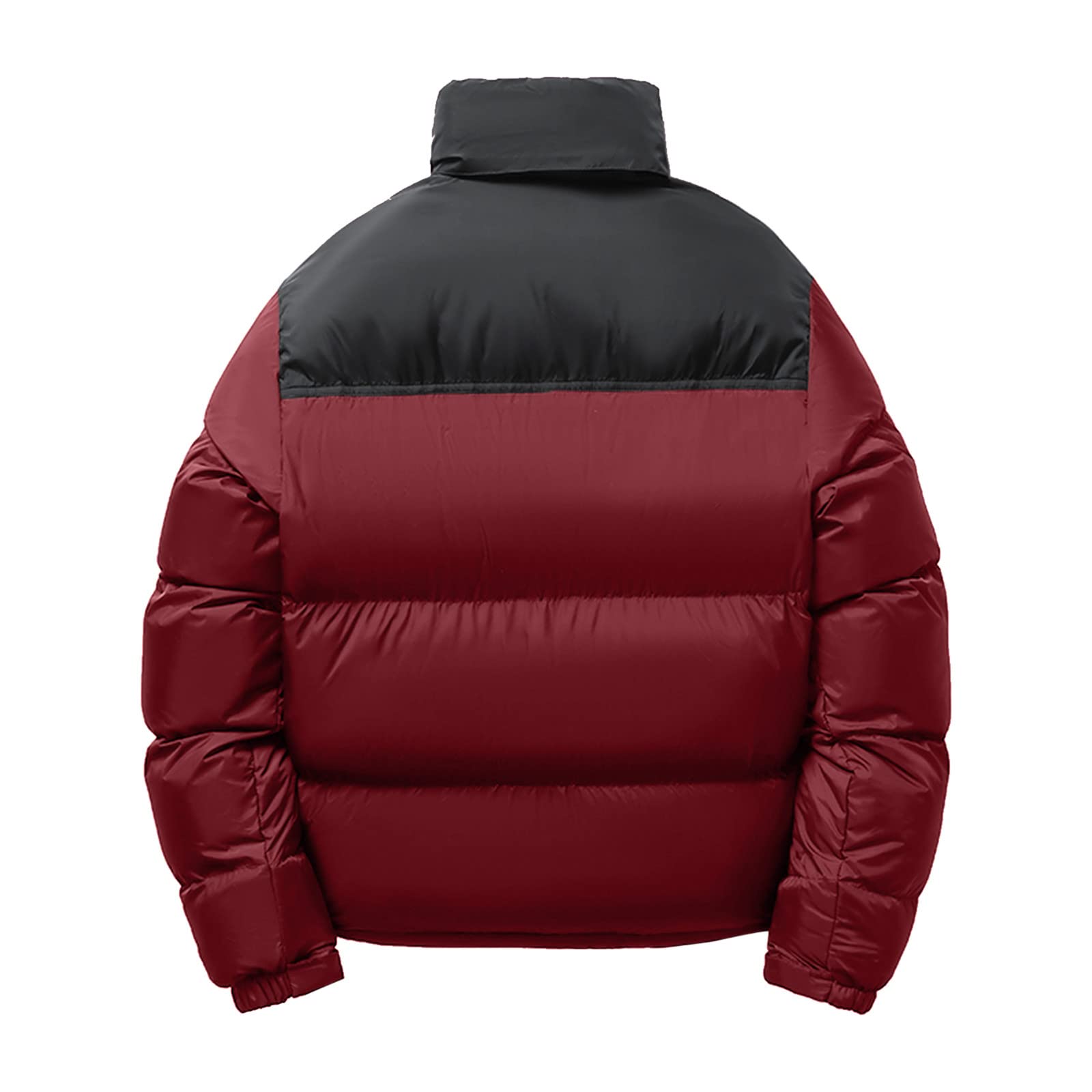 Men's Windproof Hooded Down Jacket for Autumn & Winter - Warm Zippered Long Sleeve Coat for Outdoor Activities | Hiking, Camping & Daily Wear
