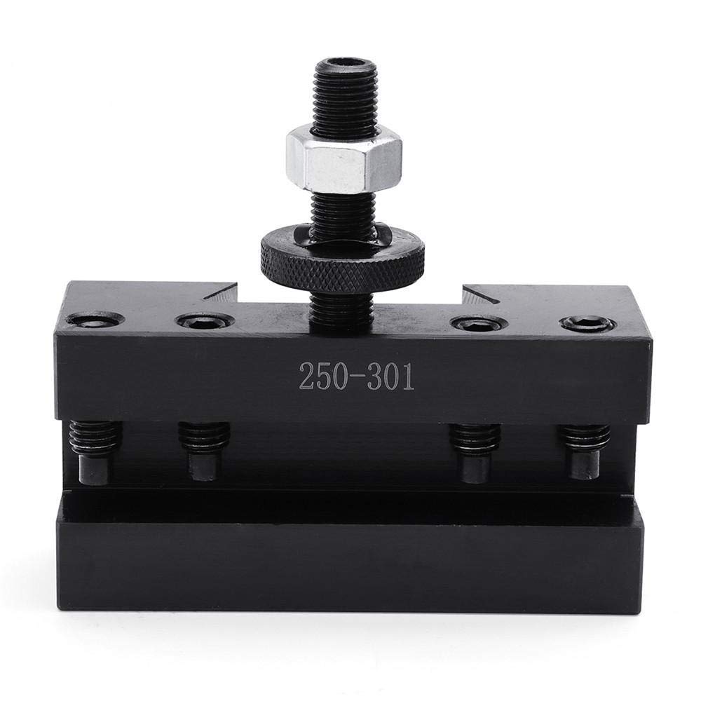 250-301 Quick Change Tool Post & Holder Set for CNC Lathe - Turning & Facing Tool Kit | Power Tools for Metalworking & Woodworking Projects