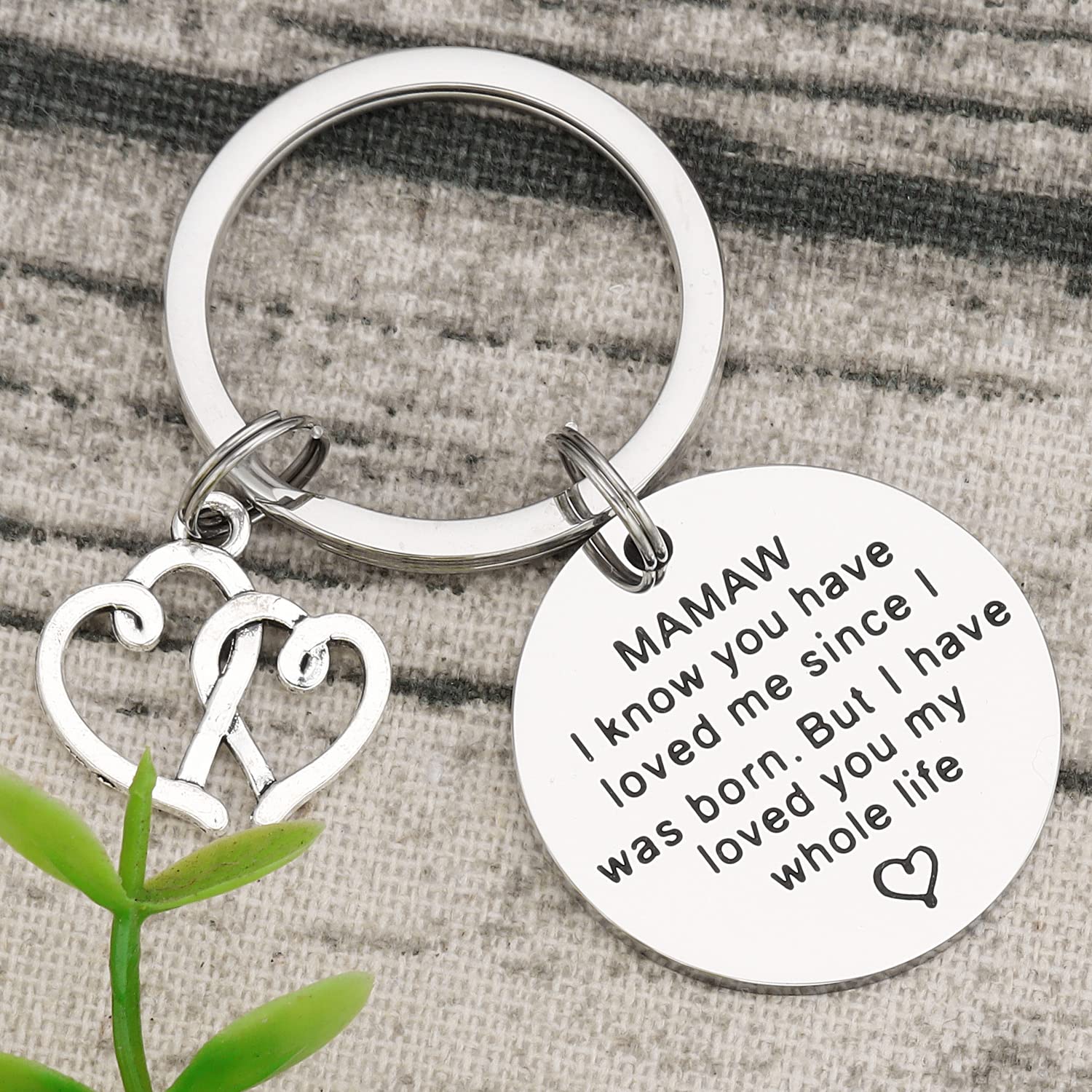 Mamaw Gifts Keychain for Women - Best Mamaw Ever Keychain Gift for Grandmothers, Birthday, Christmas, and Everyday Use