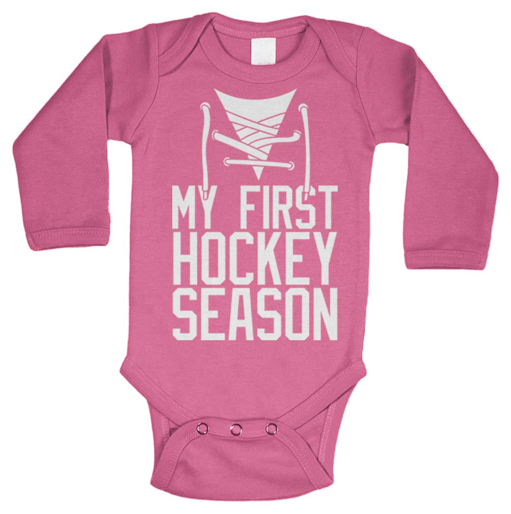 My First Hockey Season - Adorable Baby Bodysuit for Sports Fans | Perfect for Game Day & Family Photos