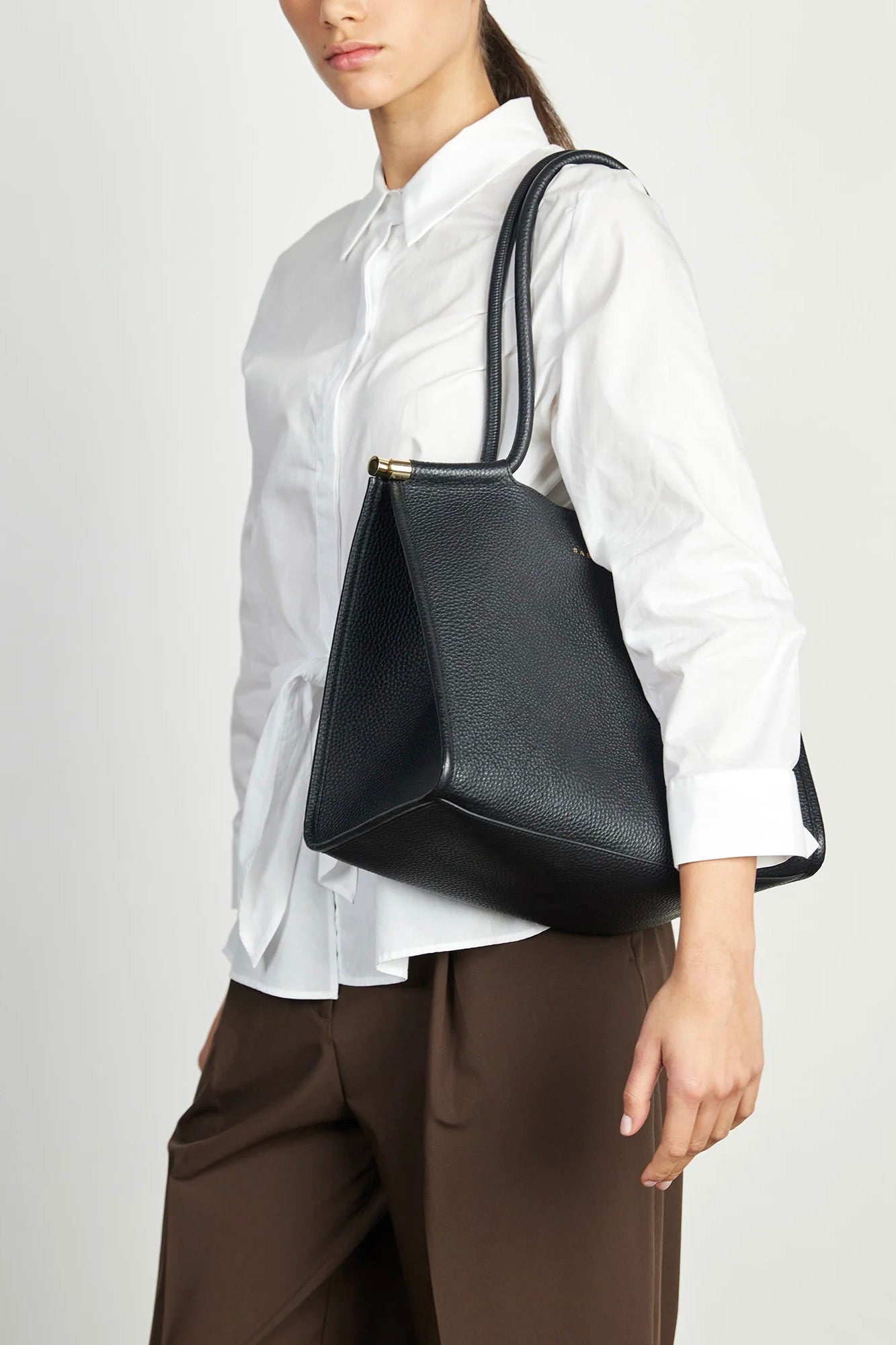 Callie Black & Bronze Tote Bag for Women - Stylish Leather Handbag for Work, Travel & Everyday Use | Fashionable Shoulder Bag Purse for Office, Shopping & Outings