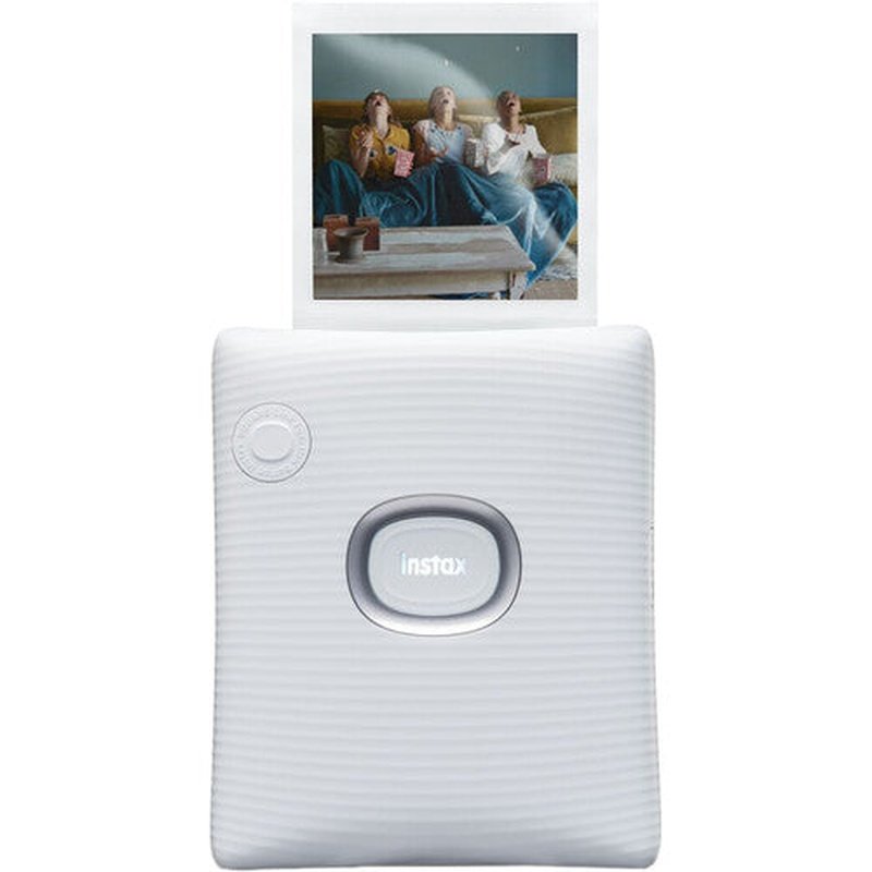 Fujifilm Instax Square Link Smartphone Printer - Print Photos from Phone in Ash White | Perfect for Travel, Parties & DIY Scrapbooking