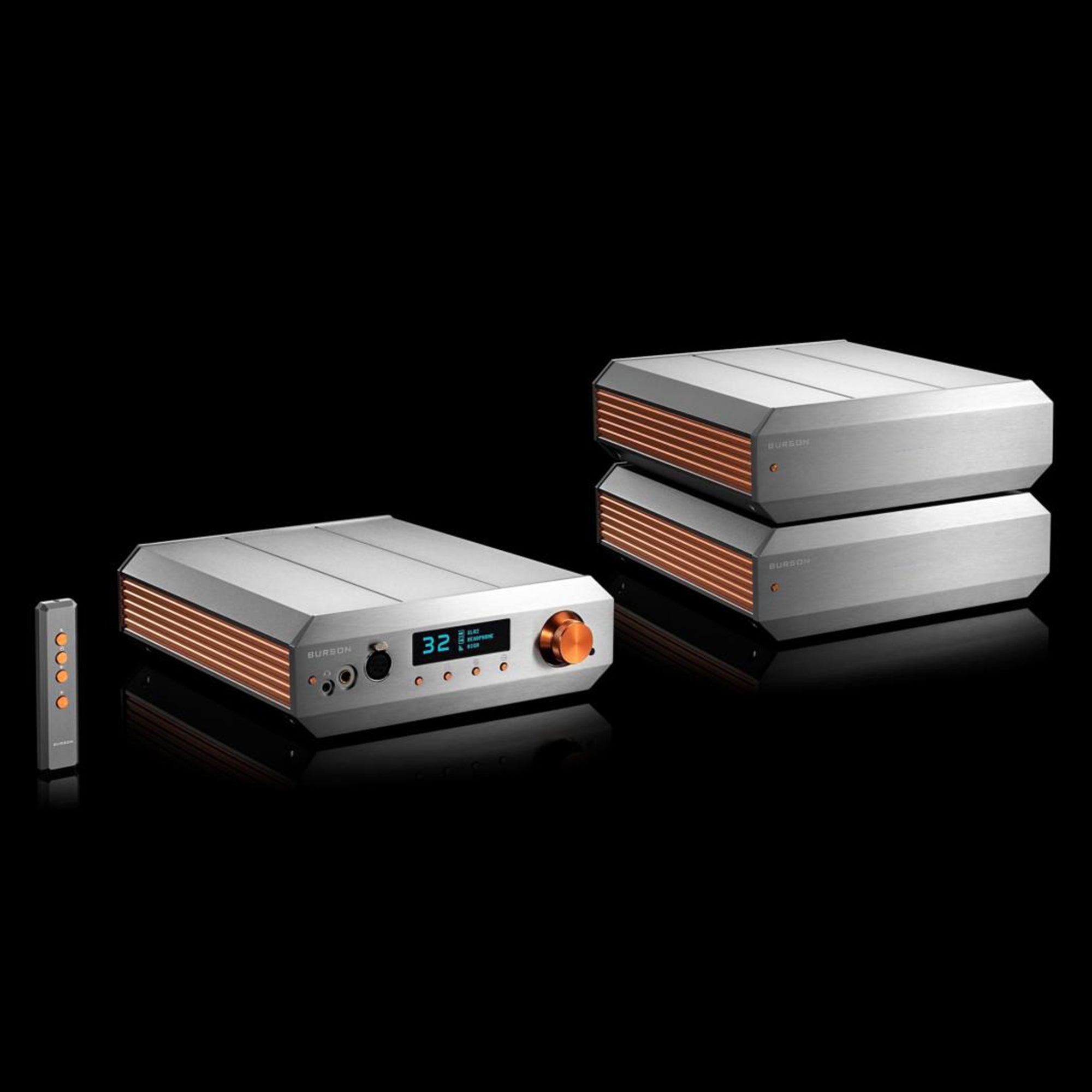 Burson Audio Timekeeper Voyager Monoblock Power Amplifiers (Pair) - Max Version | High-End Audio Amplifier for Home Theater & Audiophile Systems | Perfect for Studio & Hi-Fi Listening