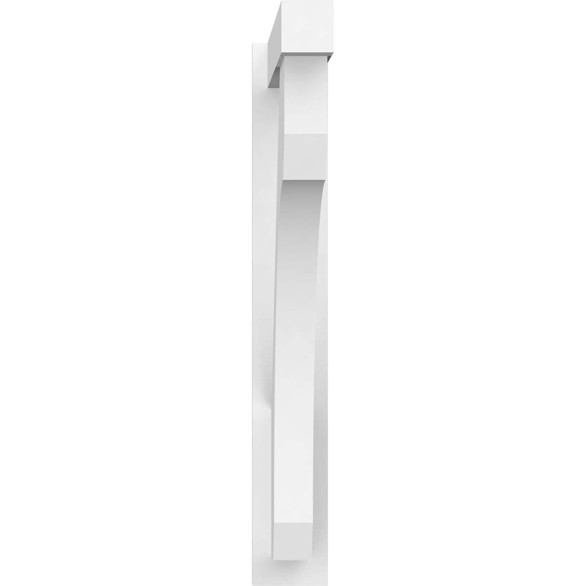 Ekena Millwork OUTP05X36X36LEC05 Legacy Architectural Grade PVC Outlooker with Block Ends - 5