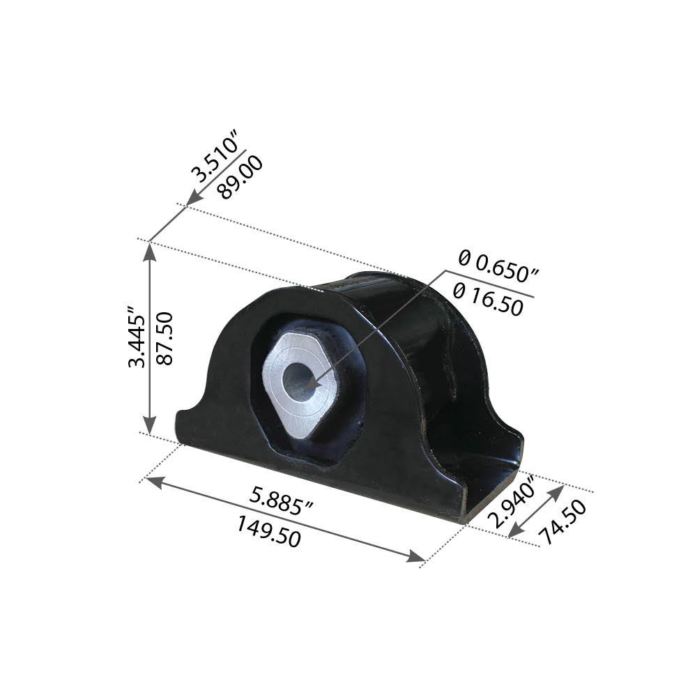 Freightliner Business Class M2 Cabin Mount Replacement - 18 45334 000 Compatible - Heavy Duty Truck Part for Improved Ride Comfort & Durability | Perfect for Long-Haul Trucking & Fleet Maintenance