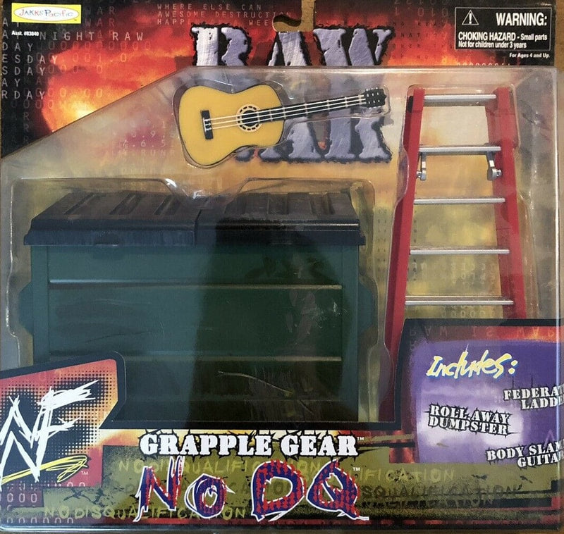 1999 WWF Jakks Pacific Grapple Gear Raw Is War: No DQ Wrestling Action Figure - Collectible Toy for WWF Fans & Wrestling Enthusiasts - Perfect for Display, Play & Nostalgic Collections