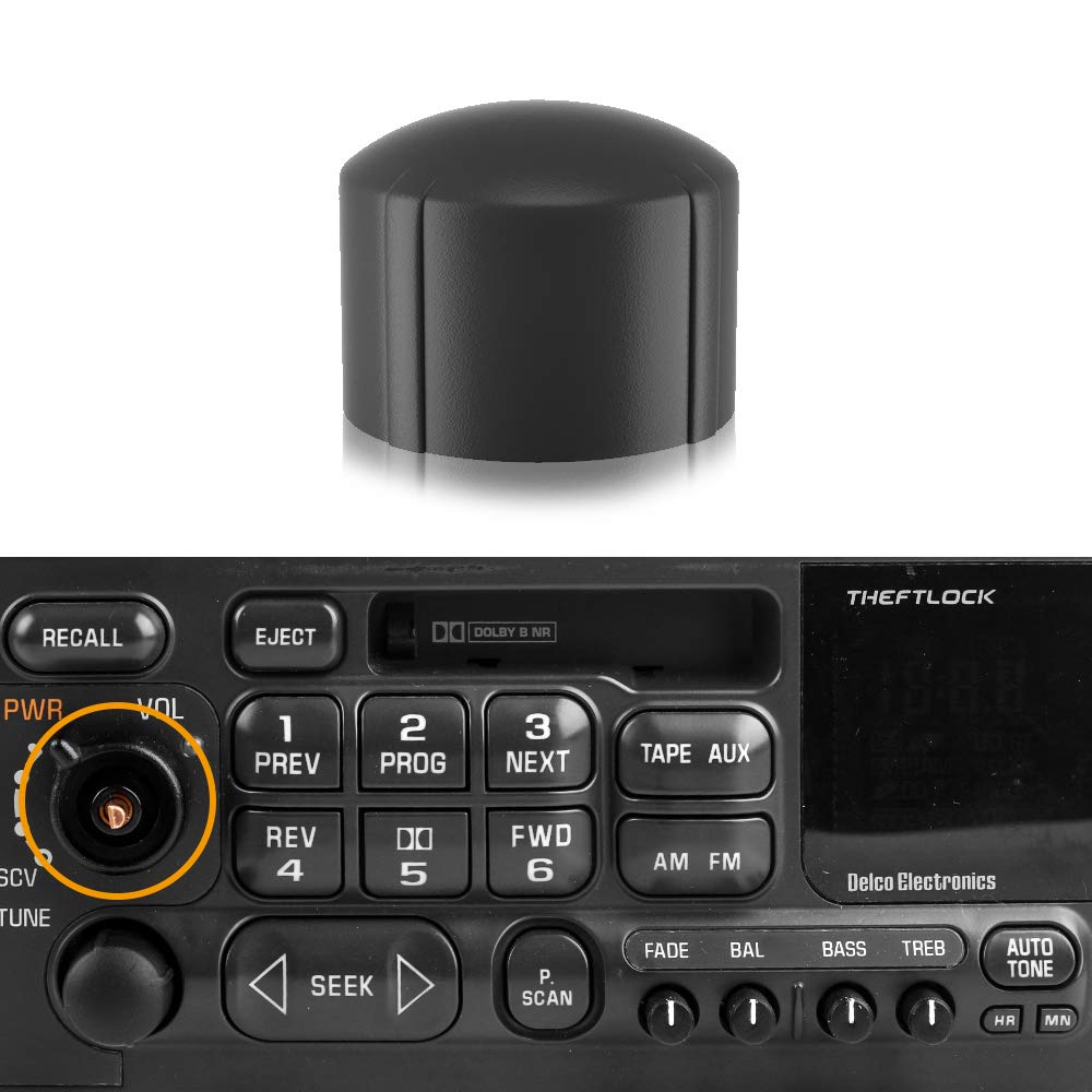 RDBS Stereo Radio Volume Control Knob Replacement (Compatible with GM 16199583 & Select GM Vehicles) - Perfect for Car Audio Repair & DIY Upgrades