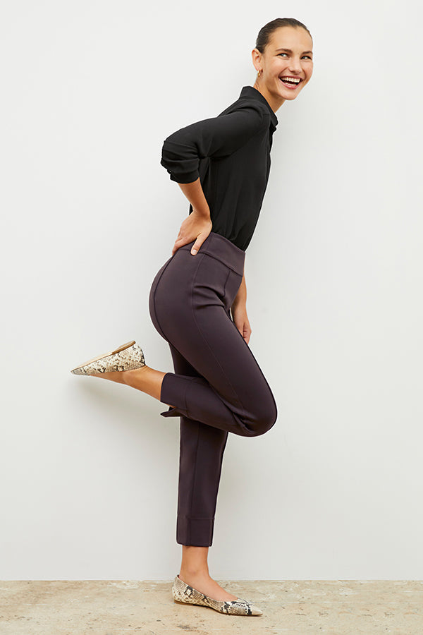 Robin Pants Light Scuba Haze - Women's High Waisted Yoga Pants for Workout, Running & Lounge Wear - Perfect for Gym, Travel & Everyday Comfort