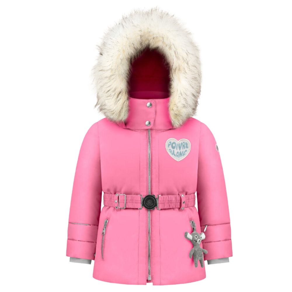 White Pepper Girls' Ski Jacket - Orchid Pink | Waterproof Winter Coat for Kids 2-7 Years | Perfect for Snowboarding, Skiing & Outdoor Winter Activities
