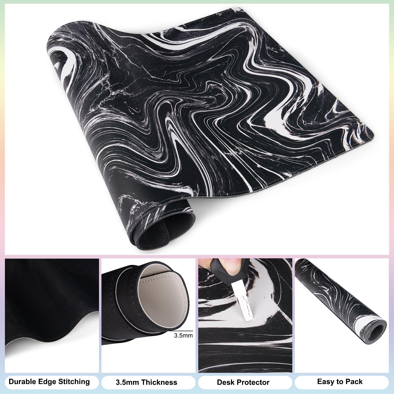 QIYI Extra Large Gaming Mouse Pad - 31.5
