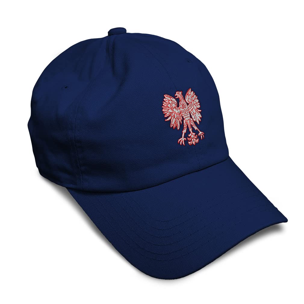 Premium Soft Baseball Cap with Polish Eagle Embroidery - Patriotic Twill Cotton Dad Hat for Men & Women - Perfect for Outdoor Activities, Sports Events & Casual Wear