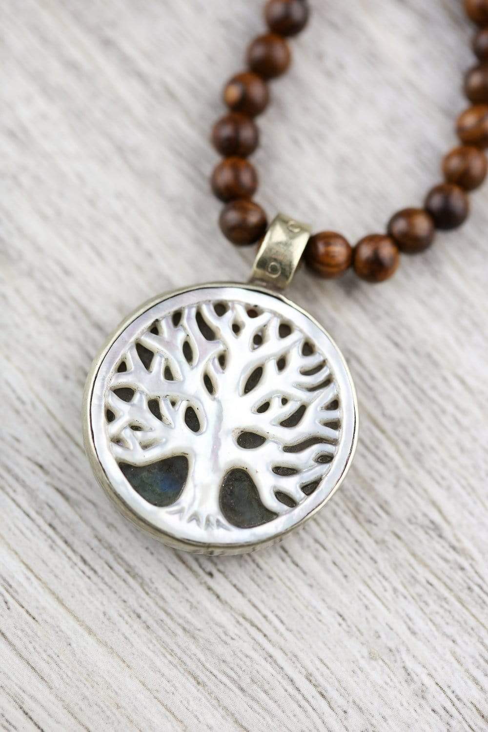 Tree of Life Healing Mala Beads - 108 Natural Gemstone Prayer Necklace for Meditation, Yoga & Spiritual Protection - Perfect for Mindfulness, Stress Relief & Positive Energy