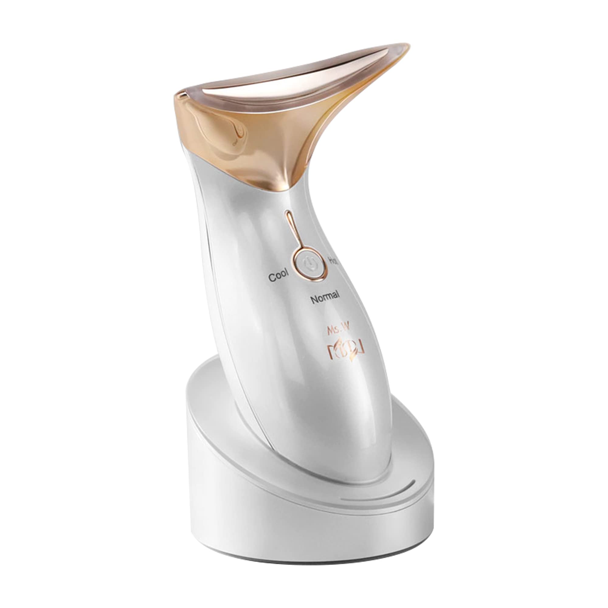Rechargeable Face Massager with Cooling & Heating Modes - Wireless Facial Massage Device for Women & Men - Reduce Puffiness & Wrinkles - Perfect for Skincare Routine & Relaxation at Home/Office