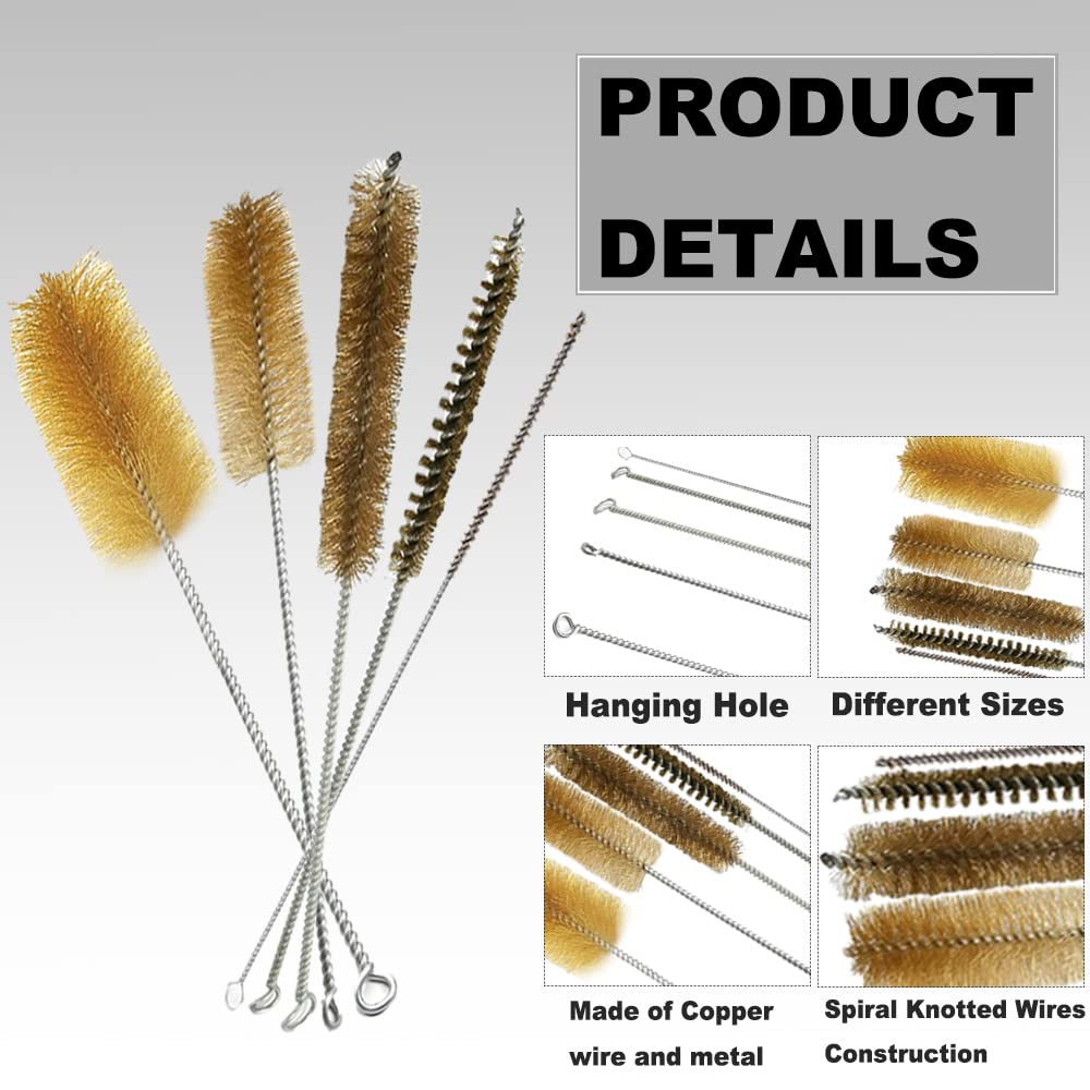 **Utoolmart Copper Wire Cleaning Brush - 0.6