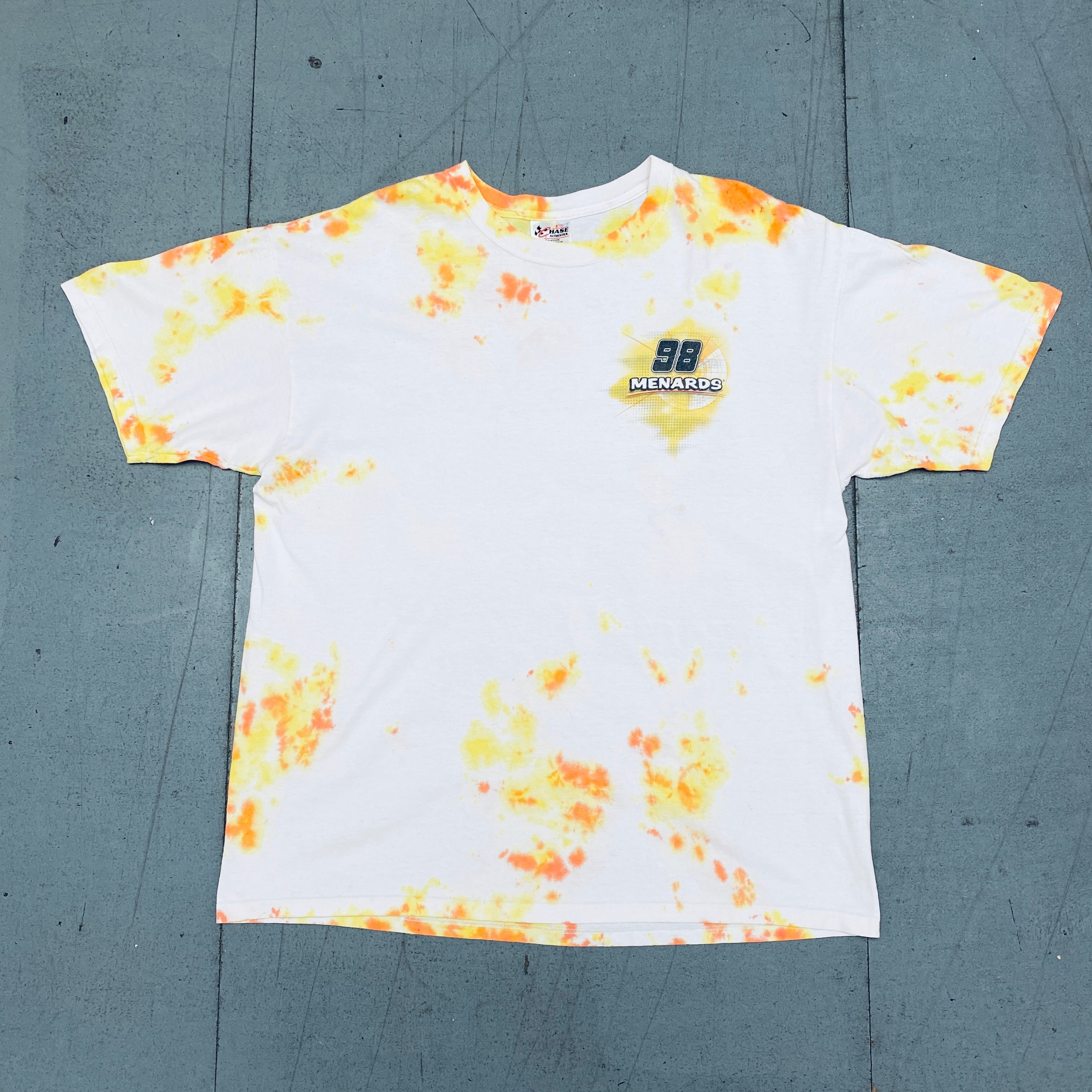 Paul Menard Tie Dye NASCAR Chase Authentics T-Shirt - XL Size | Official Licensed Merchandise for Racing Fans & Collectors | Perfect for Race Day, Tailgating & NASCAR Events
